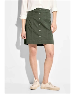 Летняя юбка в стиле Paper Touch, хаки Cecil