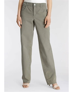 Удобные джинсы "Gracia", женственный крой, хаки Mac