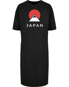 Платье-рубашка " Damen Ladies Japan X Organic Oversized Slit Tee Dress" (1 шт.), черный Merchcode