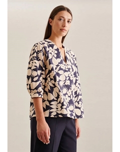 Туника "Черная роза", синий Seidensticker