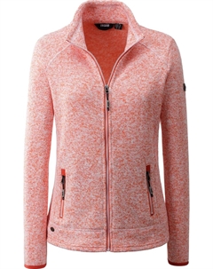 Вязаная флисовая куртка "KIRKVALE X WOMEN", также доступна в больших размерах, цвет Orange Melange Deproc active