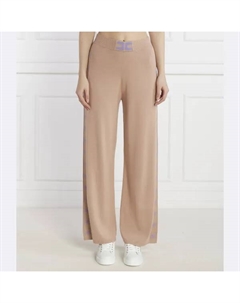 Трикотажные брюки стандартного кроя, бежевый Elisabetta franchi