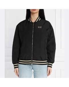 Бомбер стандартного кроя, черный Ea7