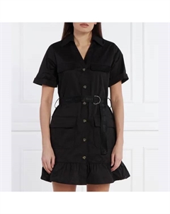 Платье с поясом, черный Liu jo