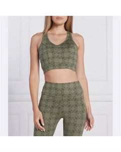 Топ приталенного кроя Caitlin, хаки Guess