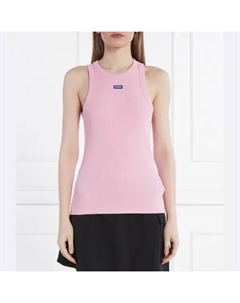 Легкая майка узкого кроя, розовый Hugo