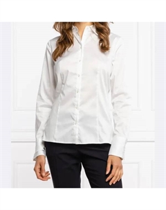 Приталенная рубашка узкого кроя, белый Hugo