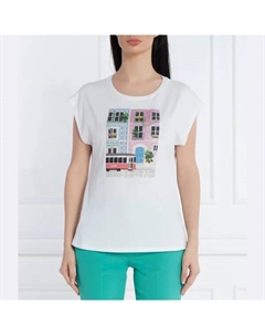 Футболка стандартного кроя, белый Liu jo