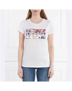 Футболка стандартного кроя, белый Liu jo