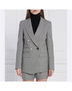 Блейзер приталенного кроя с добавлением шерсти, черный Liu jo