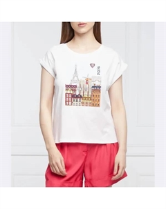 Футболка стандартного кроя, белый Liu jo