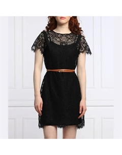 Платье с поясом, черный Liu jo