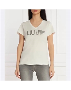 Футболка стандартного кроя, белый Liu jo