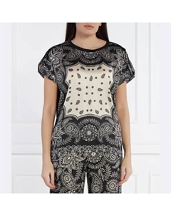 Блузка стандартного кроя, черный Liu jo