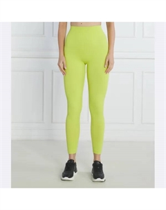 Леггинсы облегающего кроя без швов в рубчик, желтый Guess