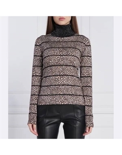 Водолазка узкого кроя, коричневый Liu jo