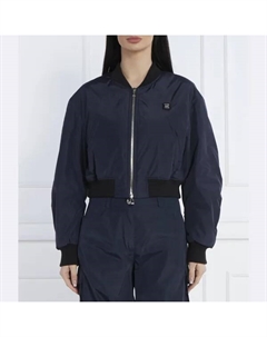 Аморальный бомбер-1 укороченного кроя, синий Hugo