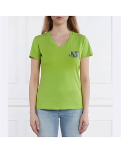 Футболка стандартного кроя, зеленый Liu jo