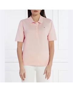 Рубашка-Поло из пике стандартного кроя, розовый Tommy hilfiger