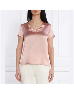Футболка стандартного кроя с добавлением шелка, розовый Liu jo