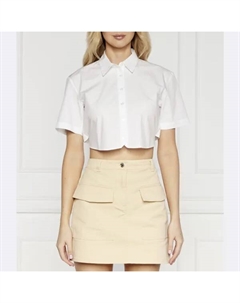 Укороченная рубашка Enovia, белый Hugo
