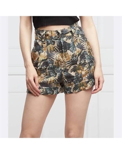 Льняные шорты стандартного кроя, мультиколор Liu jo