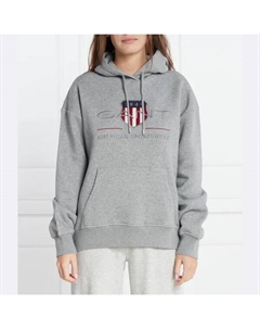 Толстовка обычного кроя, серый Gant