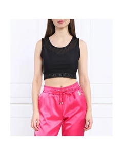 Топ/Майка стандартного кроя, черный Liu jo