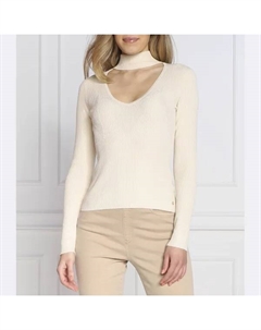 Свитер узкого кроя 1981-го года до щиколотки, бежевый Guess