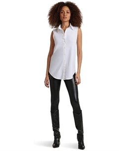 Рубашка Classic Sleeveless Oversized Button Down Shirt, белый Commando