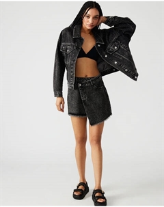Юбка Kyla Denim Skirt, черный Steve madden