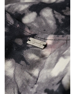 Платье-рубашка с принтом «галстук-дай» в стиле гранж Midi, серый Superdry