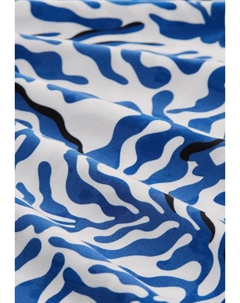 Повседневное платье Gemustertes, пальма белого кроя Tom tailor