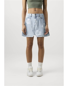 Юбка А-силуэта Hibiscus Heat, светло-голубая Rip curl