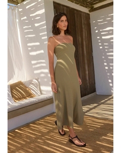 Платье из джерси Regular Fit, зеленый хаки Next