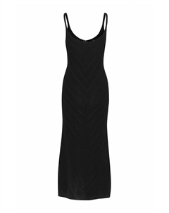 Трикотажное платье Kelly, черное глубокое Kaffe