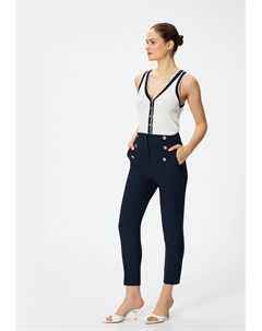 Брюки High Rise, темно-синие Koton