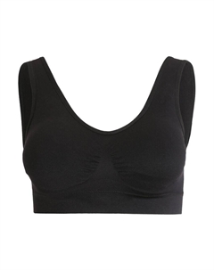 Спортивный бюстгальтер для легких видов спорта Onpmira Seamless Bra, черный Only