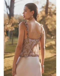 Топ Ruffle Regular Fit, фиолетовый дици Next