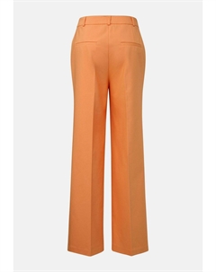 Брюки из ткани Regular Mit Bügelfalten, оранжевый Comma,