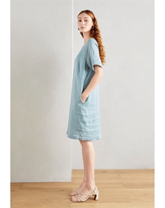 Дневное платье Dress Sportiv Style Slightly Egg Shaped Raglan Sleeve Construction Pockets, нежно-бирюзовый Marc o'polo