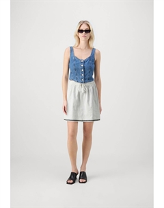 Юбка А-силуэта rosie Embroidery Skirt, Cloud Dancer/черный Jdy