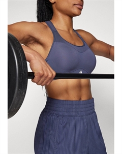 Спортивный бюстгальтер с высокой поддержкой Impact High Support Bra Performance, темно-синий Adidas