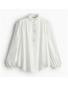 Блузка Frills, белый H&m