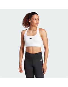 Спортивный бюстгальтер POWERREACT TRAINING MEDIUM SUPPORT BRA, белый Adidas