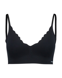 Удлиненный бюстгальтер Herausnehmbare Pads Micro Essentials, черный Skiny