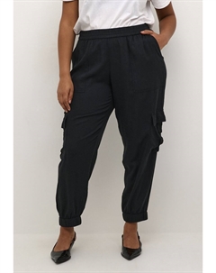 Брюки-карго Mille, черные глубокие Kaffe curve