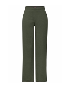 Тканевые брюки Mit Struktur, зеленые Cecil