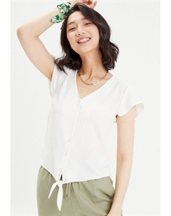 Блузка Mit Kurzen Ärmeln, кремовый Cache cache