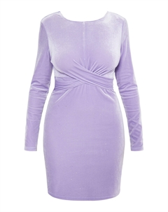 Платье Glitzerndes Samt, лавандовый Faina